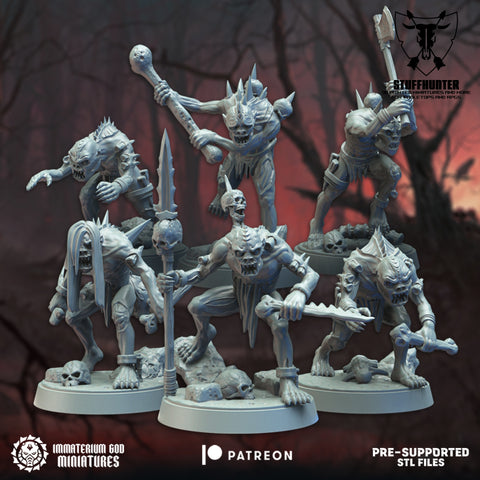 Ghoul Set 25mm (6) - Lords of the Cursed Realm