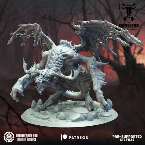 Necrotic Beast 130mm - Lords of the Cursed Realm