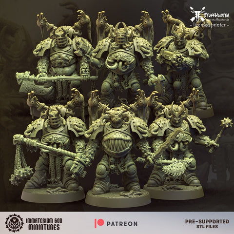 Decay Soldiers (6) 32mm - Sons of Decay 2 - STUFFHUNTER