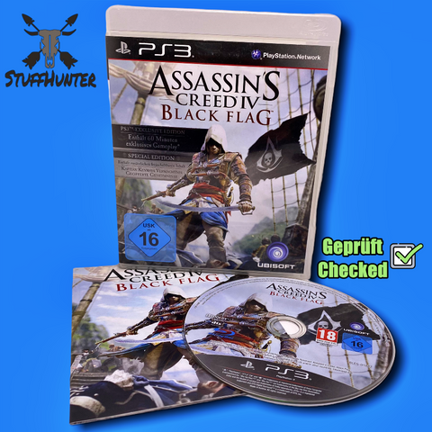 Assassin's Creed Black Flag Special Edition - PS3 - Geprüft - USK16 * Gut - STUFFHUNTER