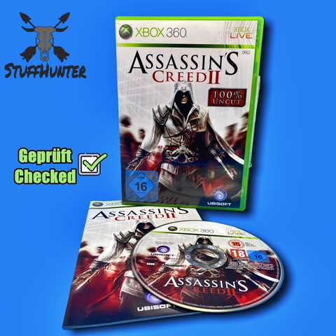 Assassin's Creed II 100% Uncut - Xbox 360 - Geprüft - USK16 * Akzeptabel - STUFFHUNTER