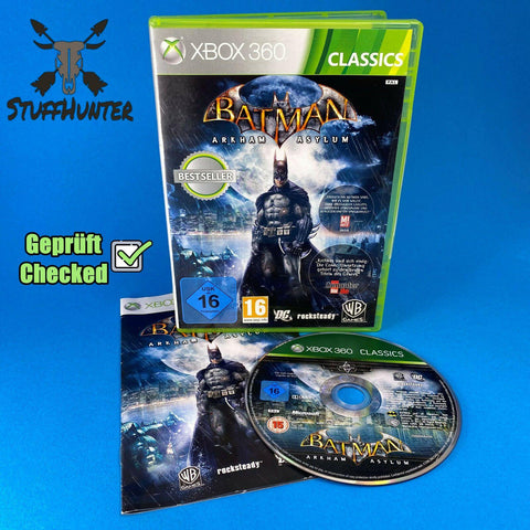 Batman: Arkham Asylum [Classics] - Xbox 360 - Geprüft - USK16 * Gut - STUFFHUNTER