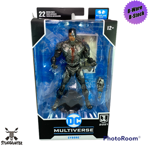 DC Multiverse Cyborg - 18cm McFarlane - B-Ware OVP - STUFFHUNTER