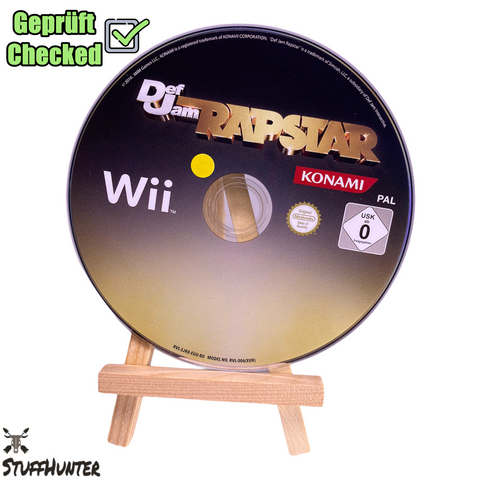Def Jam: Rapstar - Wii – Geprüft - USK0 | Disc only * Gut - STUFFHUNTER