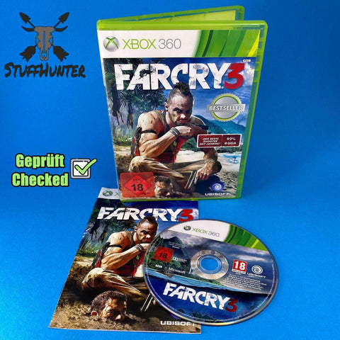 Far Cry 3 - Xbox 360 - Geprüft - USK18 * Gut - STUFFHUNTER