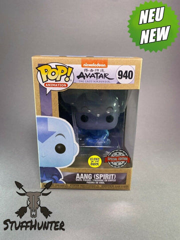 Funko POP! Avatar Aang (Spirit) # 940 - Special Edition Glow in the Dark - Neu - STUFFHUNTER