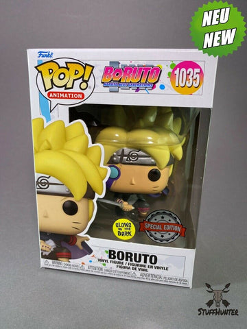 Funko POP! Boruto Naruto Next Generation # 1035 - Special Edition GITD - Neu - STUFFHUNTER