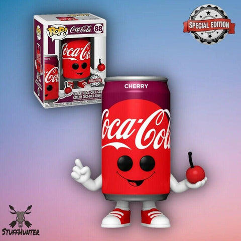 Funko POP! Coca Cola CHERRY COCA-COLA CAN # 88 - Special Edition – NEU - STUFFHUNTER