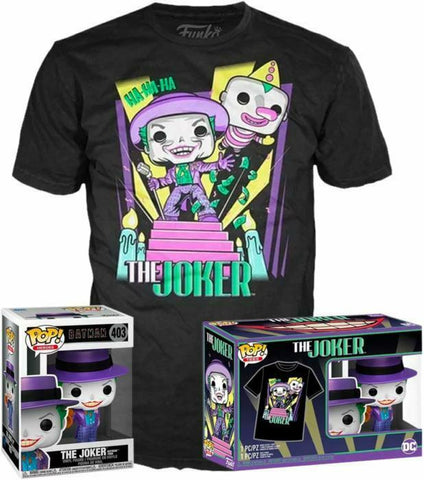 Funko POP! DC The Joker & Tee T-Shirt (Size XL) Exklusiv - STUFFHUNTER