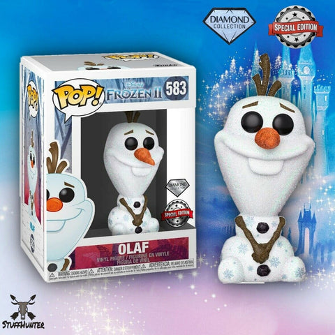 Funko POP! Disney Frozen 2 Olaf # 583 - Special Edition Diamond – NEU - STUFFHUNTER