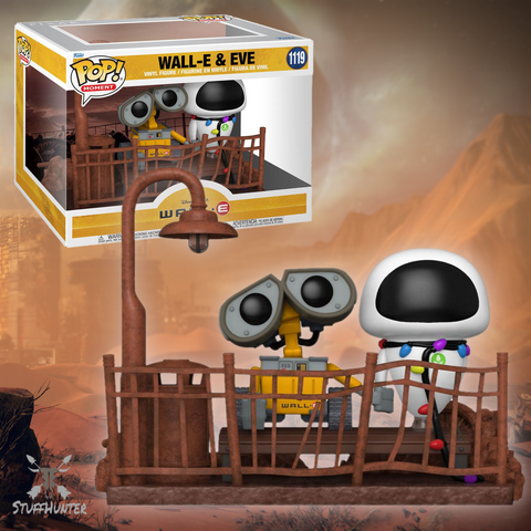Funko POP! Disney Pixar WALL-E & EVE # 1119 - Movie Moment - Neu - STUFFHUNTER