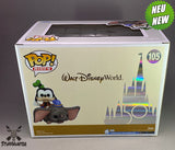 Funko POP! Disney World Goofy at Dumbo # 105 - 50th Anniversary - Neu - STUFFHUNTER