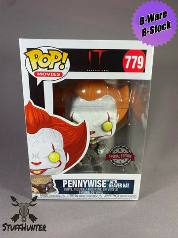 Funko POP! IT ES Pennywise w Beaver Hat # 779 - Special - B-Ware 2nd Life ID140 - STUFFHUNTER