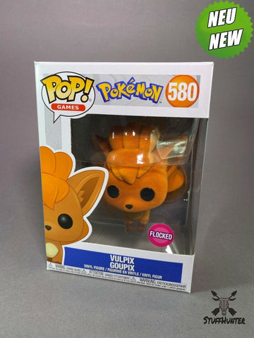 Funko POP! Pokemon Vulpix # 580 - Flocked - Neu - STUFFHUNTER