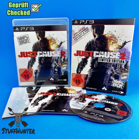 Just Cause 2 Limited Edition - PS3 - Geprüft - USK18 * sehr gut - STUFFHUNTER