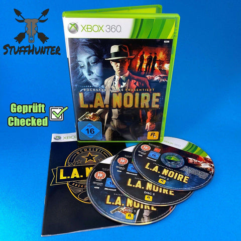 L.A. Noire - Xbox 360 - Geprüft - USK16 * Gut - STUFFHUNTER