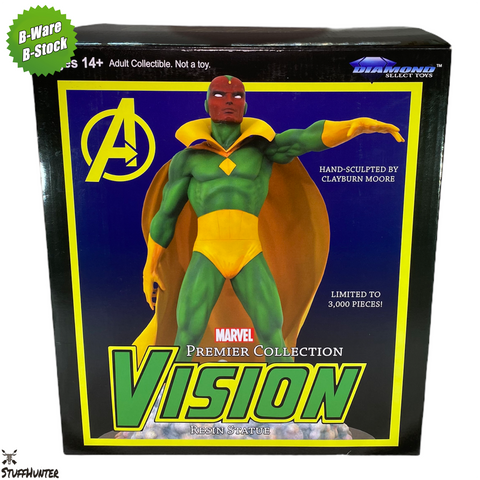 Marvel Comic Premier Collection The Vision - Statue - 28 cm Diamond B-Ware OVP - STUFFHUNTER