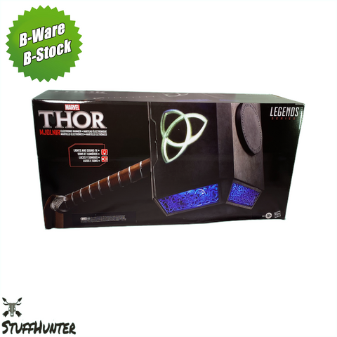Marvel Legends Thor Mjolnir Elektronischer Hammer mit Licht & Sound - B-Ware OVP - STUFFHUNTER