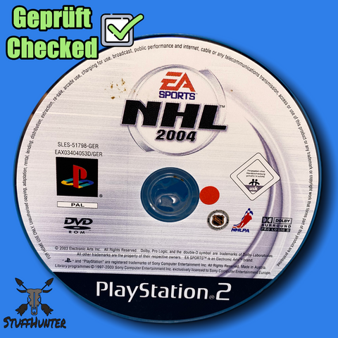 NHL 2004 - PS2 - Geprüft - USK0 | Disc only * Akzeptabel - STUFFHUNTER