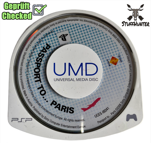 Passport to... Paris - PSP UMD Spiel - Geprüft - Disc only * Gut - STUFFHUNTER
