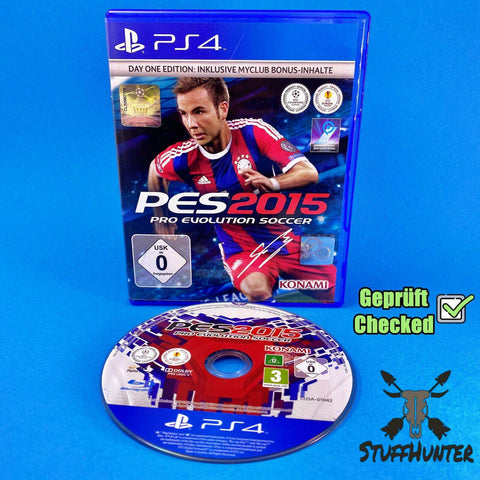 PES 2015 Pro Evolution Soccer - PS4 - Geprüft - USK0 | ohne Anleitung * sehr gut - STUFFHUNTER