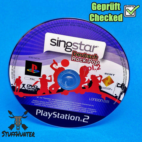 SingStar Deutsch Rock-Pop Vol.2 - PS2 - Geprüft - USK0 | Disc only * Akzeptabel - STUFFHUNTER