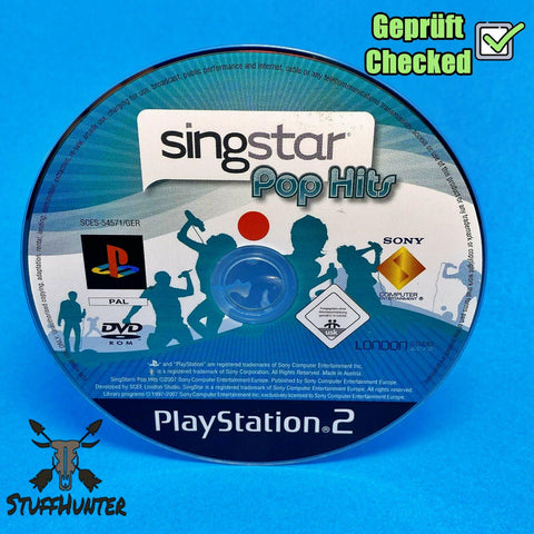 SingStar Pop Hits - PS2 - Geprüft - USK0 | Disc only * Akzeptabel - STUFFHUNTER