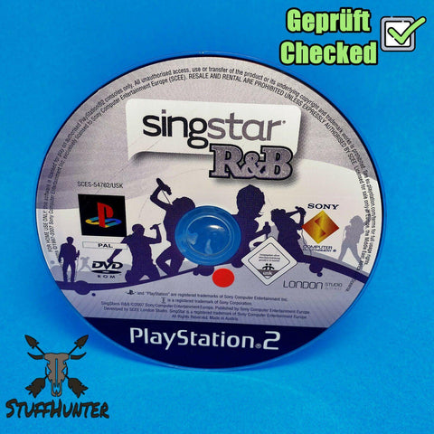 Singstar R&B - PS2 - Geprüft - USK0 | Disc only * Akzeptabel - STUFFHUNTER