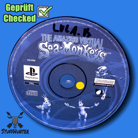 The Amazing Virtual Sea-Monkeys - PS1 - Geprüft - USK0 | Disc only * Gut - STUFFHUNTER