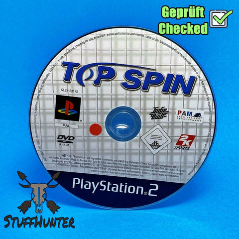 TOP SPIN - PS2 - Geprüft - USK0 | Disc only * Akzeptabel - STUFFHUNTER