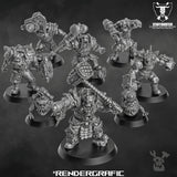 Orks - Head Crackaz Mob (8)