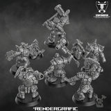 Orks - Head Crackaz Mob (8)