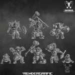 Orks - Head Crackaz Mob (8)
