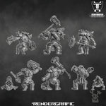 Orks - Head Crackaz Mob (8)