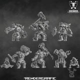 Orks - Head Crackaz Mob (8)