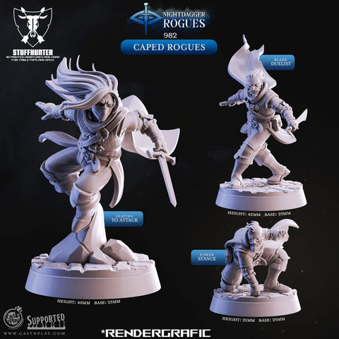 Caped Rogues (3) - Nightdagger Rogues