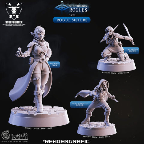 Rogue Sisters (3) - Nightdagger Rogues