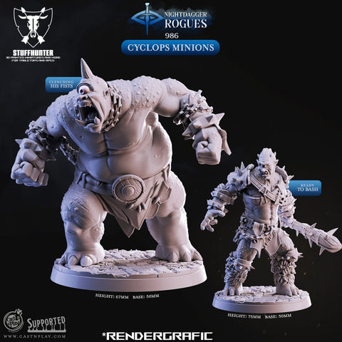Cyclops Minions (2) - Nightdagger Rogues