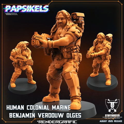 Human Marine Benjamin Verdouw Olges - Colonial Troopers