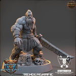 Vikings - Rogur Red - 32mm