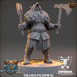 Vikings - Thorfinn Black - 32mm