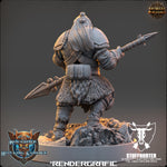 Vikings - Vidar Paleface - 32mm