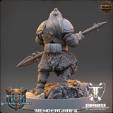 Vikings - Vidar Paleface - 32mm