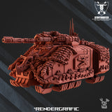 Heavy Hover Tank - Fire Lizard Warrior Order
