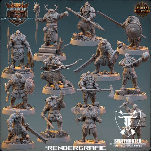 Vikings - Full Set (13) - 32mm