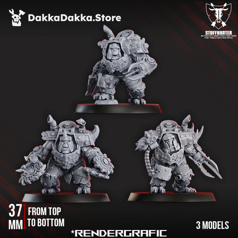 Orks - Heavy Strikerz Posse (3)