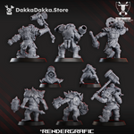 Orks - Head Crackaz Mob (8)