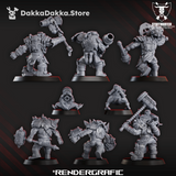Orks - Head Crackaz Mob (8)