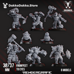 Orks - Head Crackaz Mob (8)