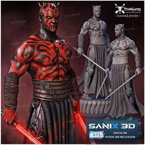 Darth Maul Star Wars (Fan Art) 1:10 - STUFFHUNTER